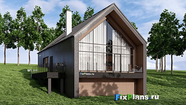 Одноэтажный дом F-13067
