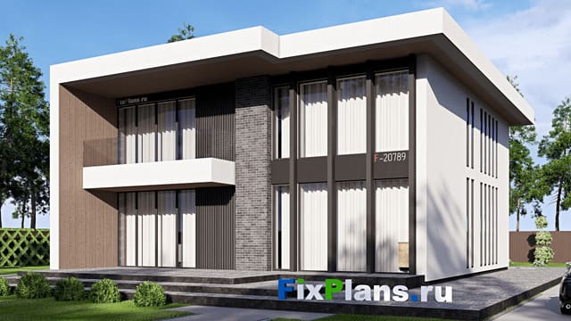 Двухэтажный дом F-20789