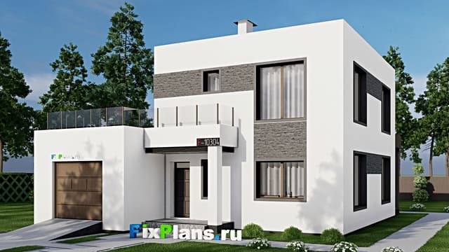 Двухэтажный дом F-10304